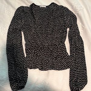 Zara long sleeve blouse